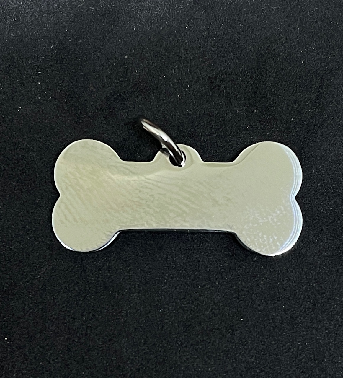 Pločica kost 30mm srebrna - Slika 2