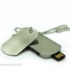 Medicinska USB pločica s lančićem ( medical ID dog tag )