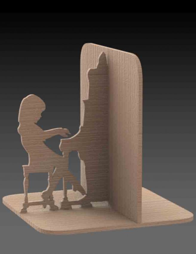 Book holder piano